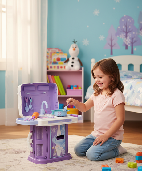 Frozen II 3 In 1 Suitcase Kitchen Play Set