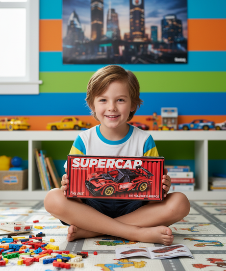 Pull Back Super Car Realistic Models Lego