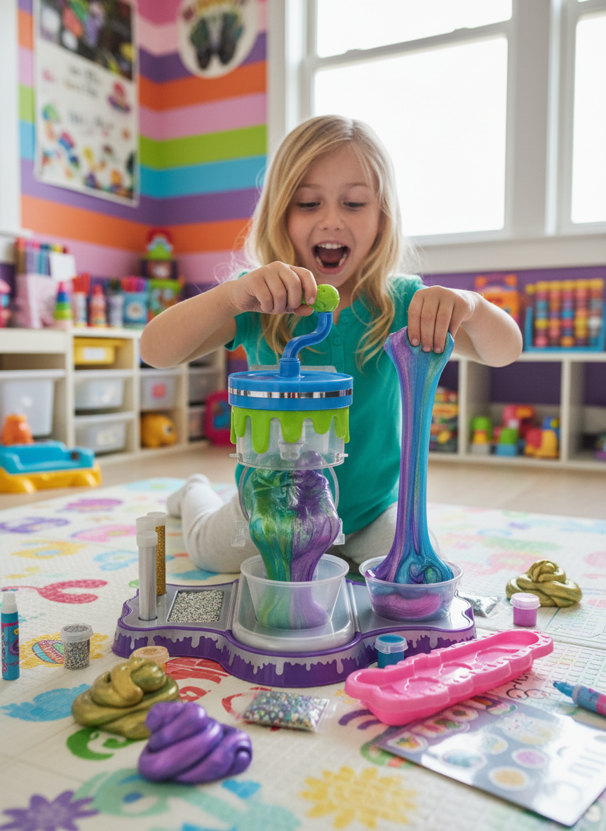 Crazy Slimy Mix And Make Metallic Creations