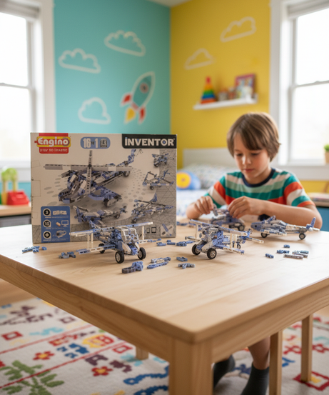 Inventor Engino Play To Invent 16-In-1 Aircrafts Models