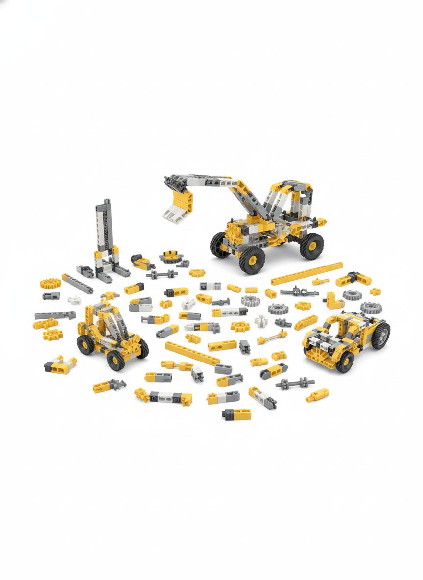 Inventor Engino Play To Invent 16-In-1 Industrial Models