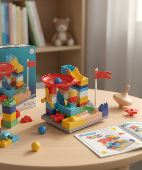 Marble Run Slide Block