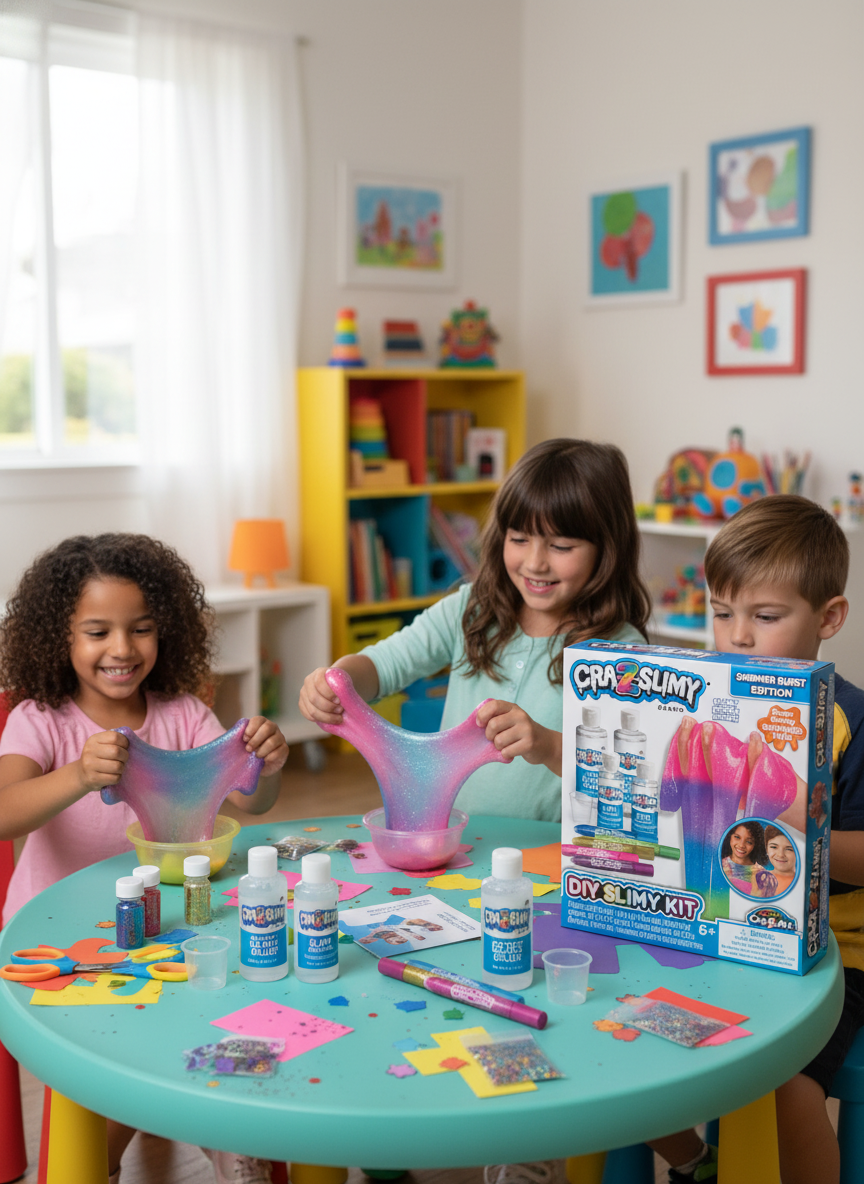 CRA-Z-SLIMY Shimmer Burst Edition DIY Slime Kit