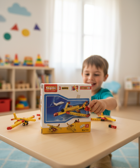 Engino Play To Invent 3 Models Snap Fit System