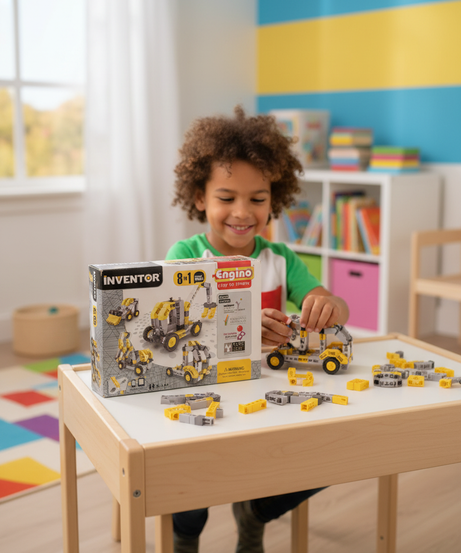 Inventor Engino Play To Invent 8-In-1 Industrial Models