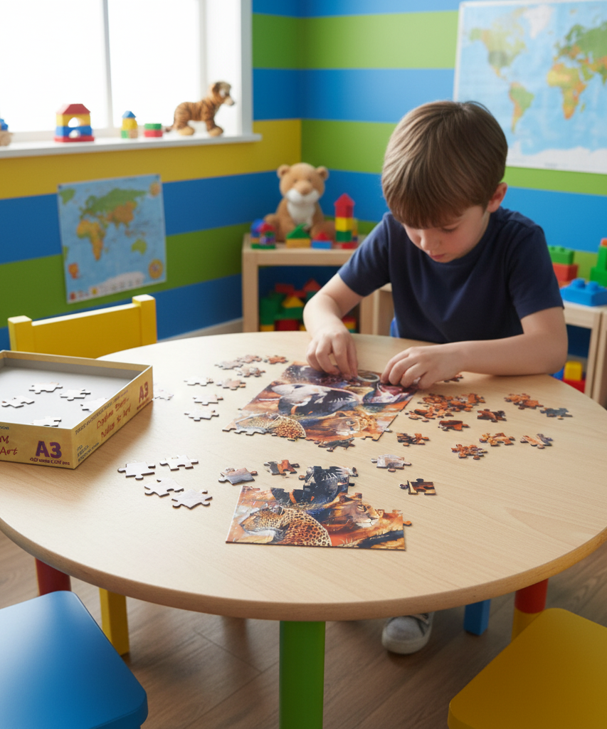 Daphne Butler Wildlife Art Jigsaw Puzzle - The Big Five (1000 Pieces)