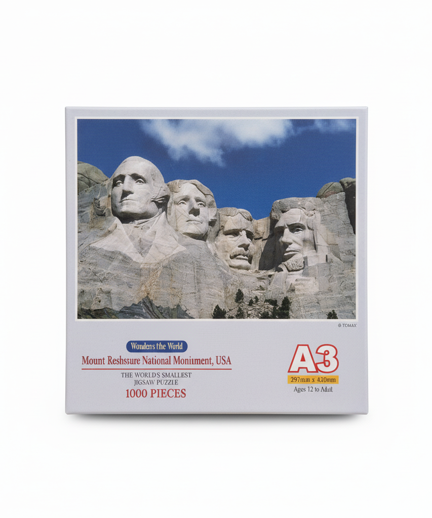 Wonders of the World Mount Rushmore National Monument, USA Jigsaw Puzzle