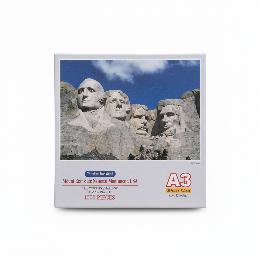 Wonders of the World Mount Rushmore National Monument, USA Jigsaw Puzzle