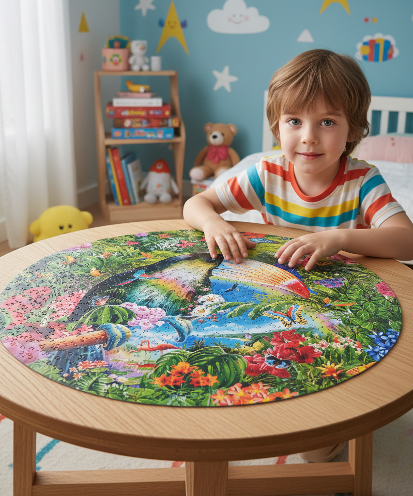 Trefl Spiral Puzzle Nature - Toucan & Rainforest, 1040 Pieces