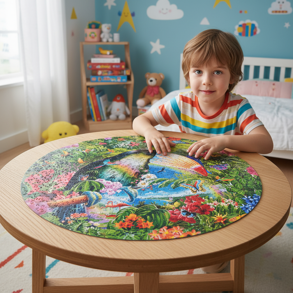 Trefl Spiral Puzzle Nature - Toucan & Rainforest, 1040 Pieces