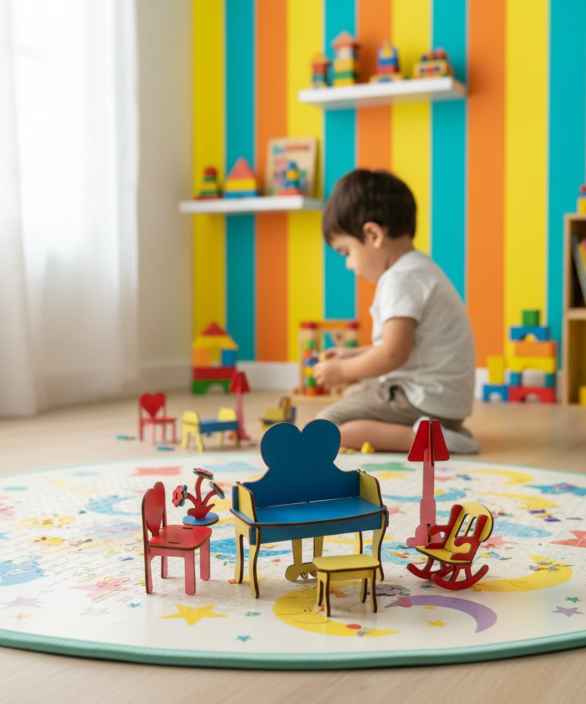 3D Wooden Puzzles Sitting Room