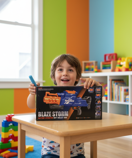 Blaze Storm Battery Soft Bullet Gun 40 PSC