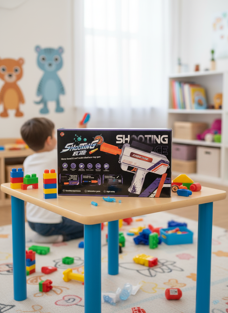 Shooting Elite Orbeez & Soft Bullet Dual-Use Toy Gun 2in1 Dual Mode Shooting Experience