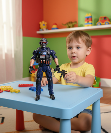 Mega Kids SWAT Anti-Terrorist Commando Soldier Model