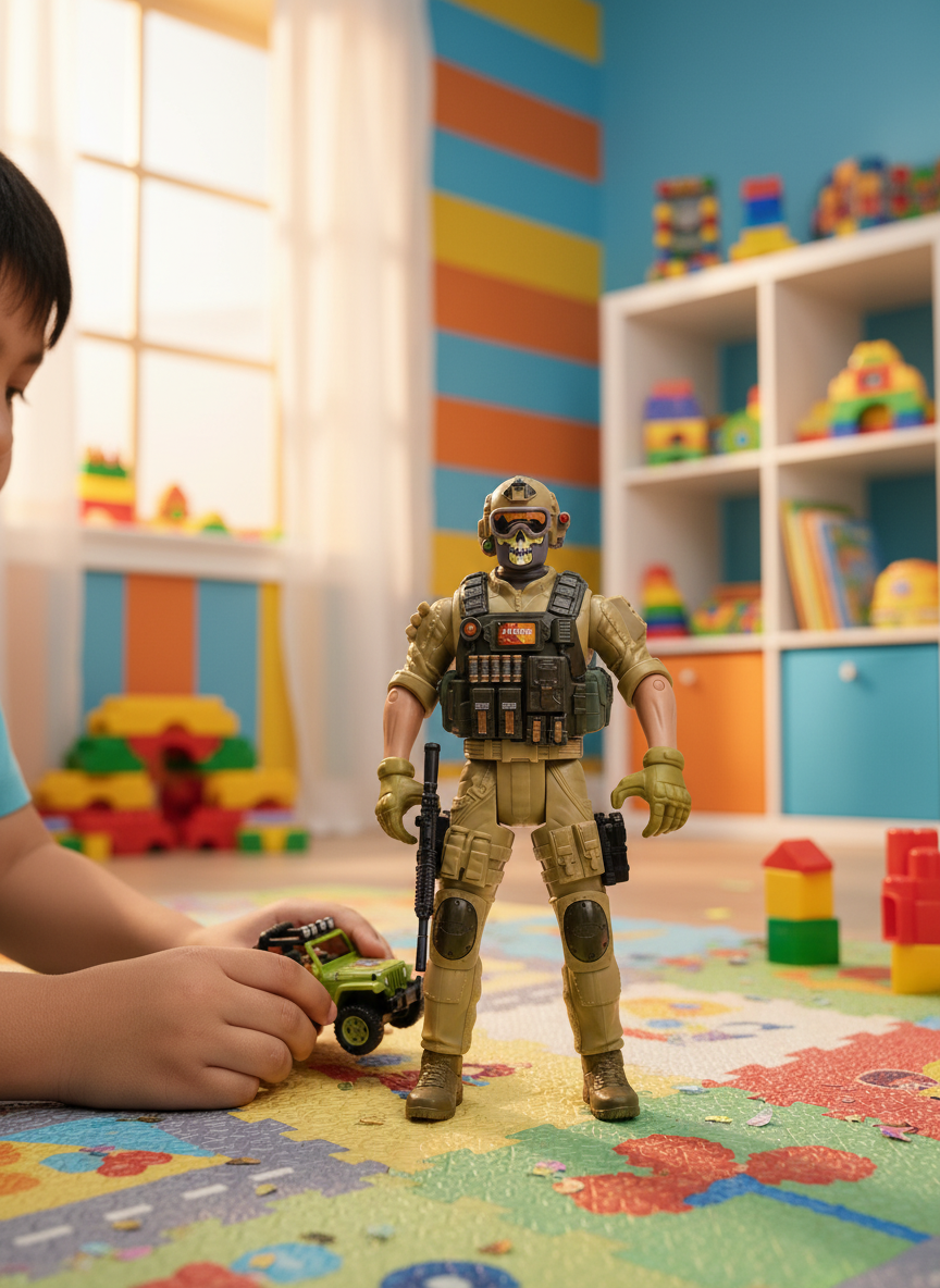 Desert Task Force Super Model Action Figure