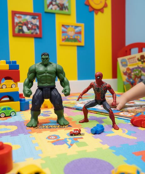 Avengers Hero Series Light-Up Action Figures - Hulk & Spider-Man
