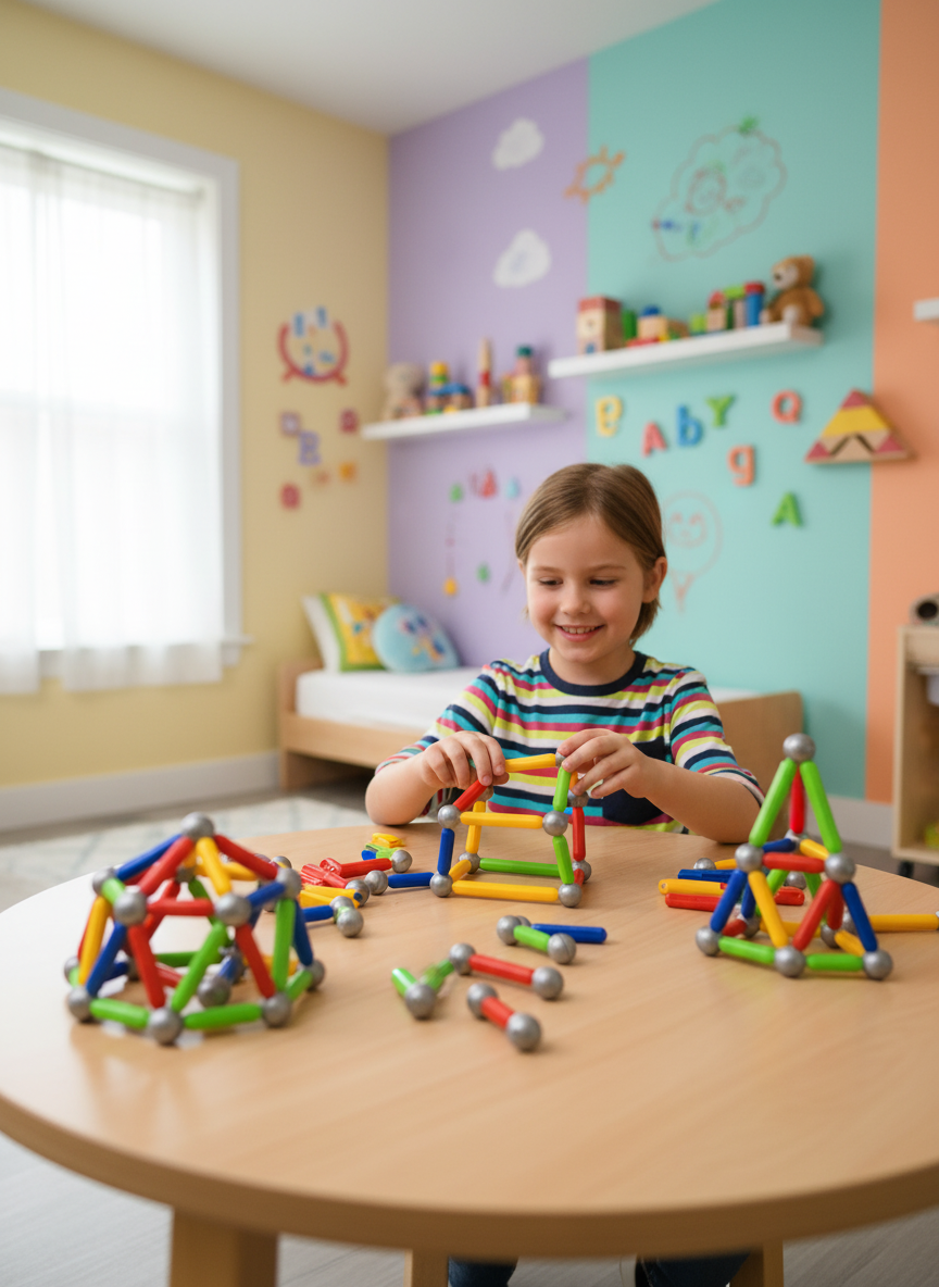Super Magnetic Construction Set