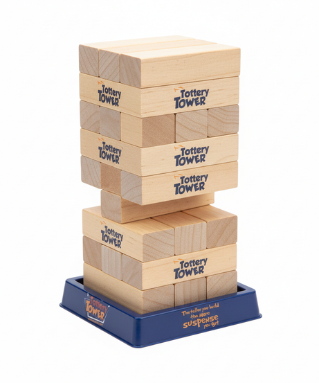 Tottery Tower Wooden Blocks Game
