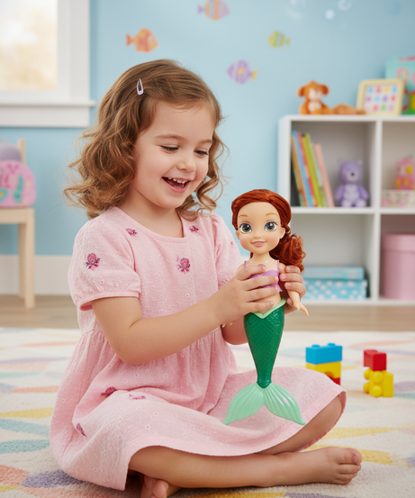 Fairytale Girl Mermaid Doll