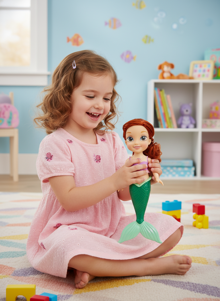 Fairytale Girl Mermaid Doll