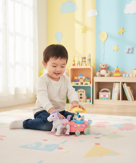 Let'go Light Music Cartoon Music Carriage