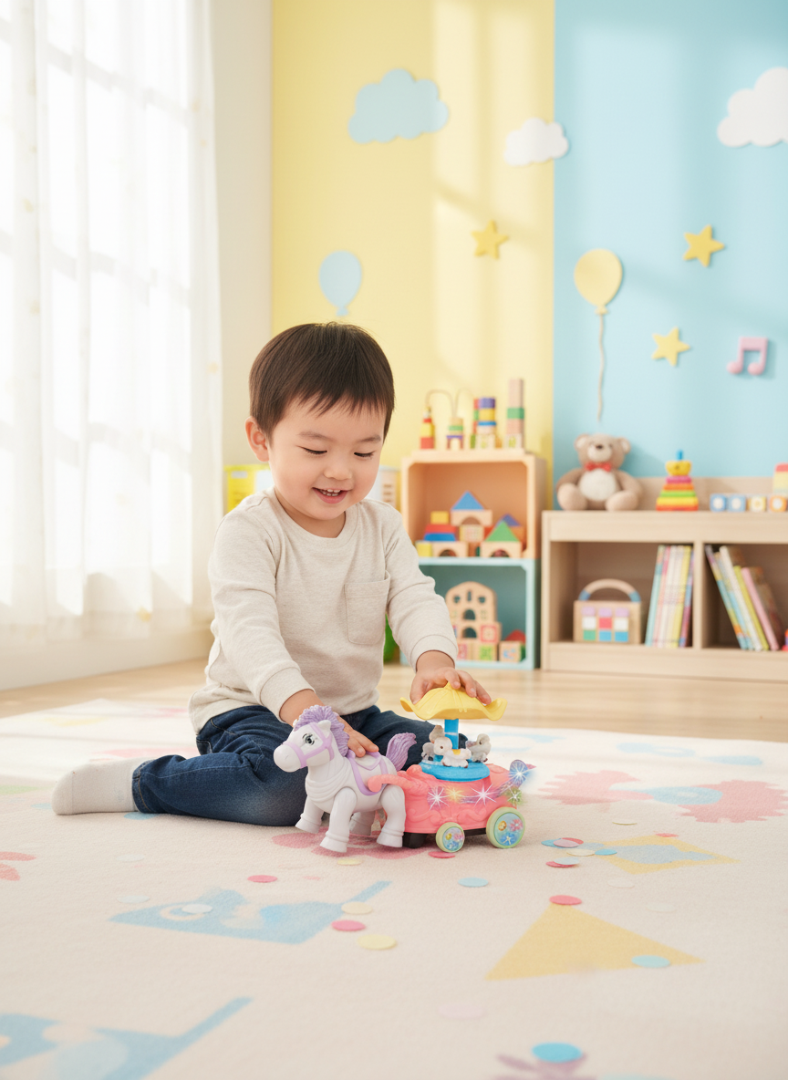 Let'go Light Music Cartoon Music Carriage