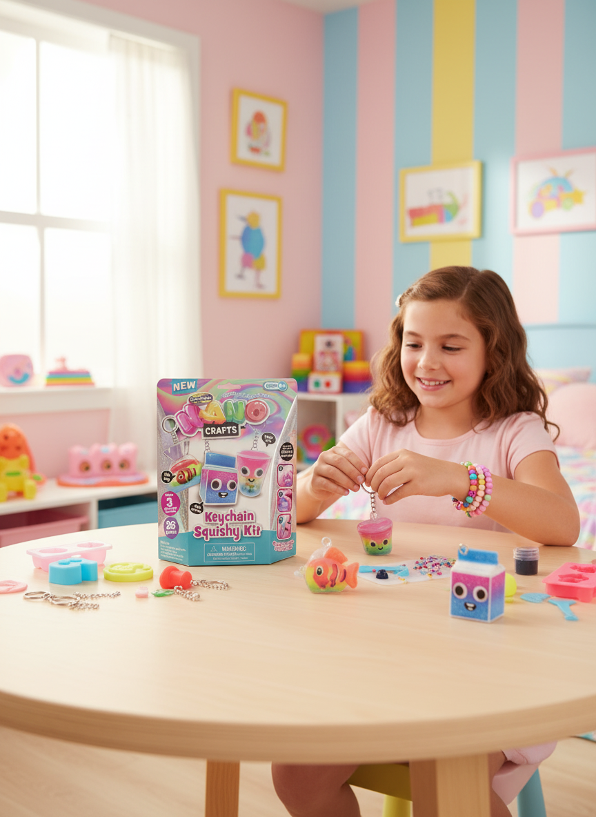 Nano Crafts Keychain Squishy Kit 26 PCS