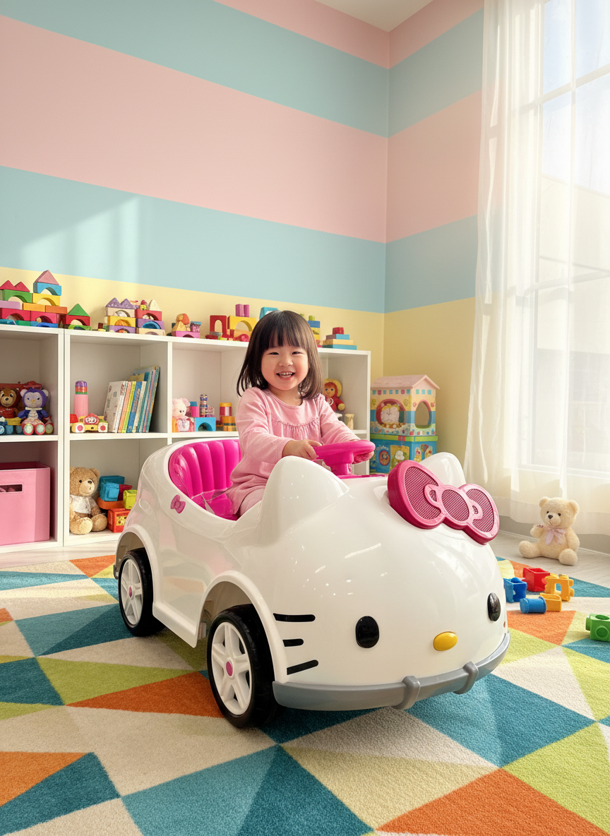 Hello Kitty Ride-On Car