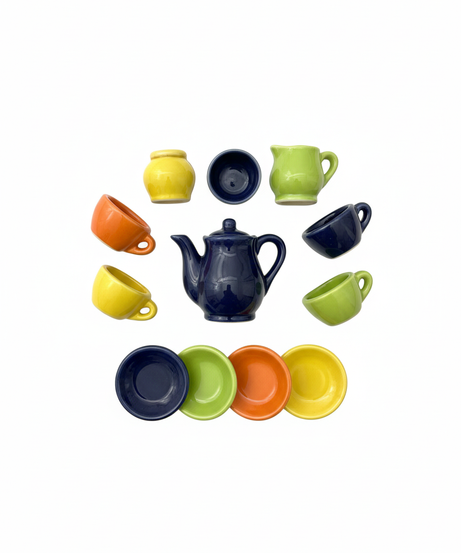 Tea Set Ceramic Lovely And Funny 13 PCS