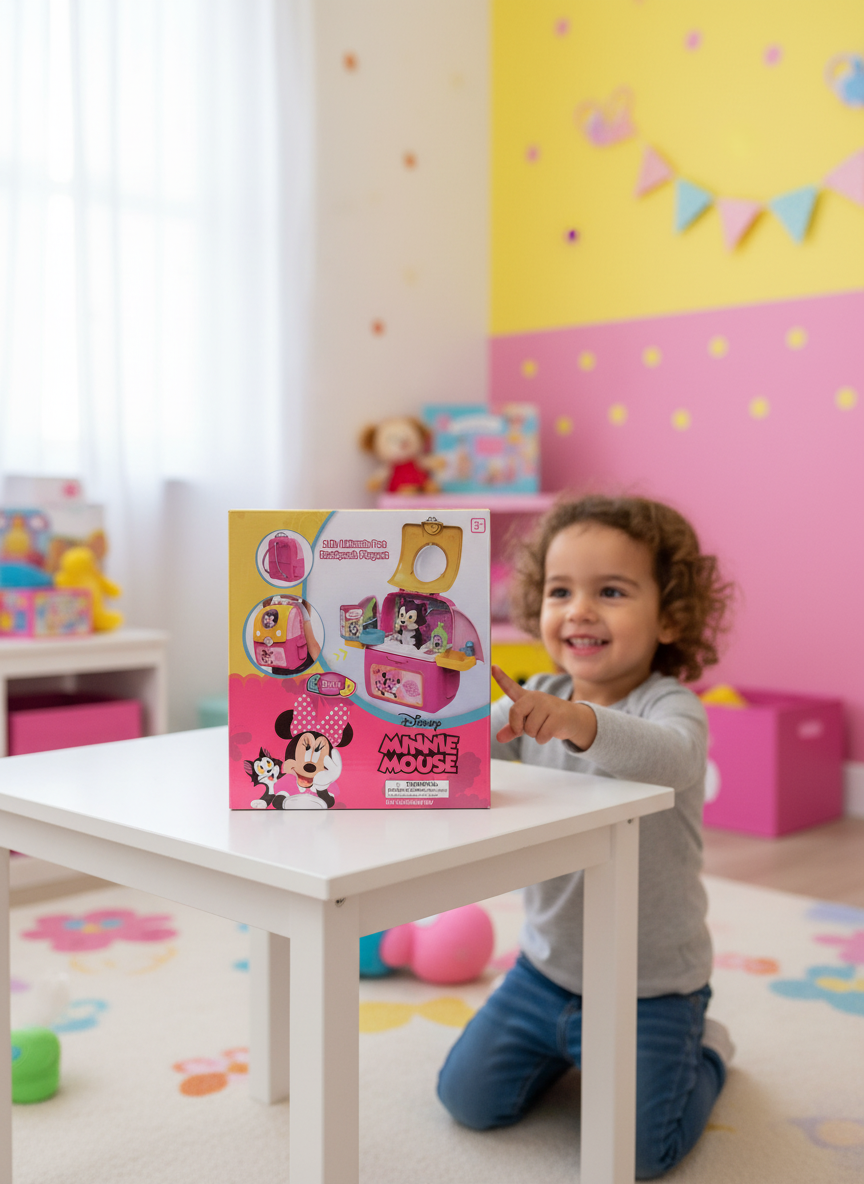 Minnie Mouse 2in1 Pet Backpack Playset