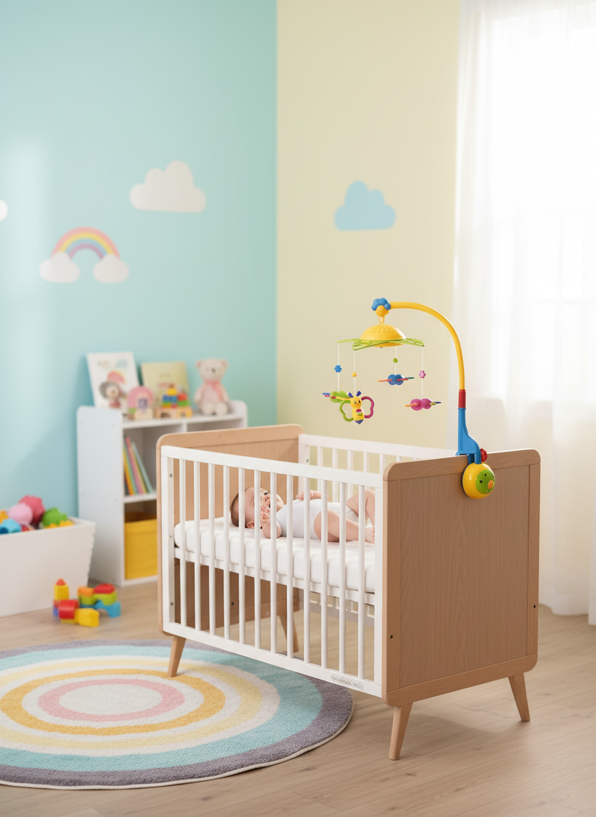 Projection and Music Crib toys Bee Fairy land