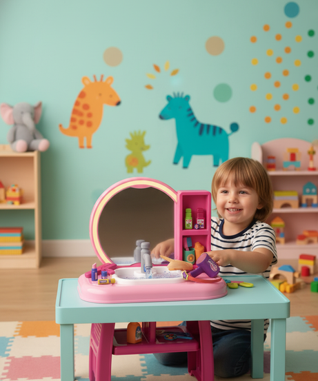Play House Infrared Sensor Bathroom Sink Playset