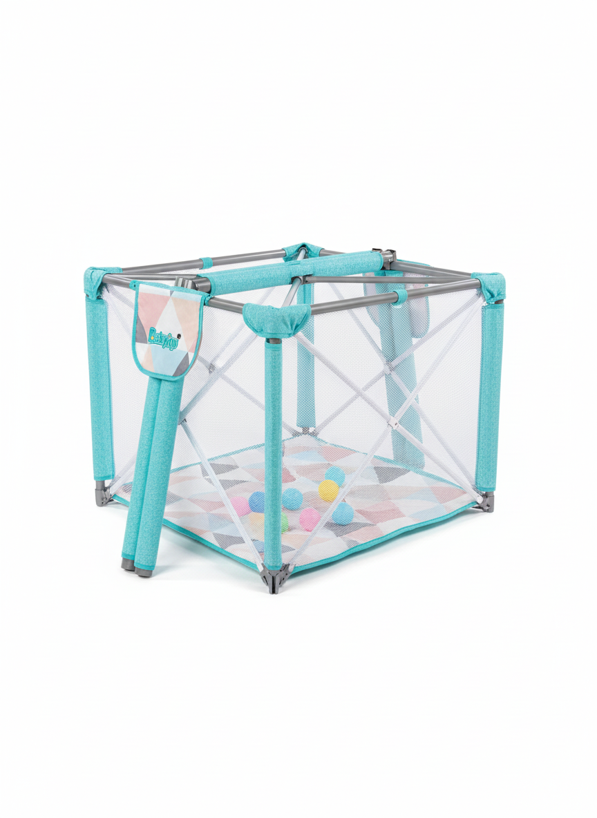 Baby's Happy World Baby Folding Game Fence
