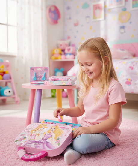 Fashion The Two Princesses My Beauty Makeup Set Bag