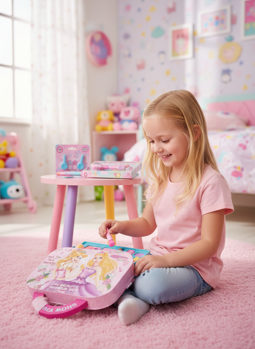Fashion The Two Princesses My Beauty Makeup Set Bag