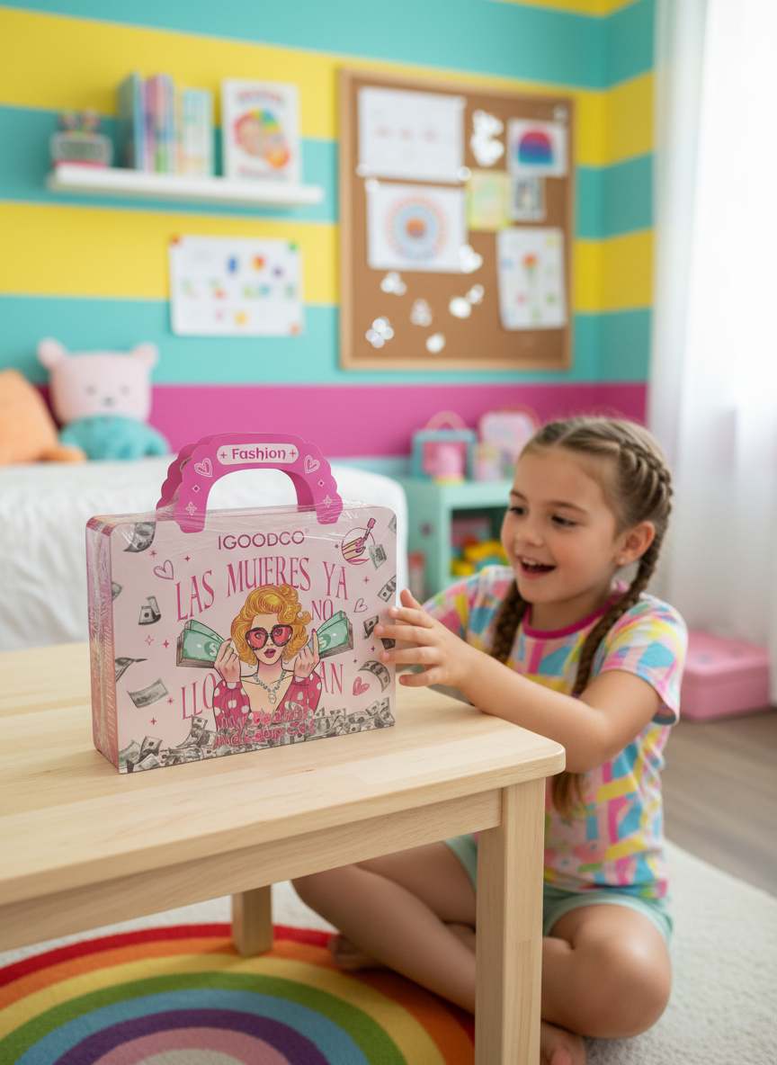 Fashion Money Girl My Beauty Makeup Set Bag