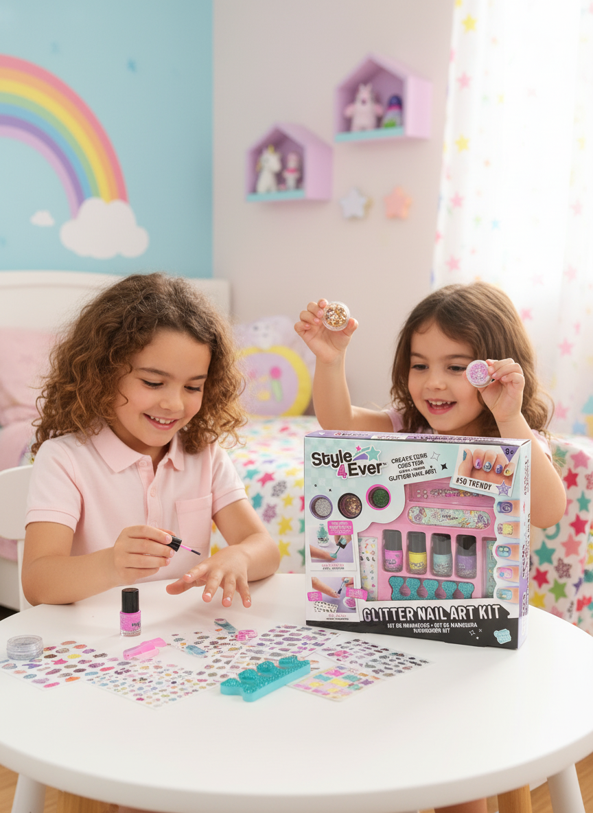 Style 4 Ever Glitter Nail Art Kit So Trendy