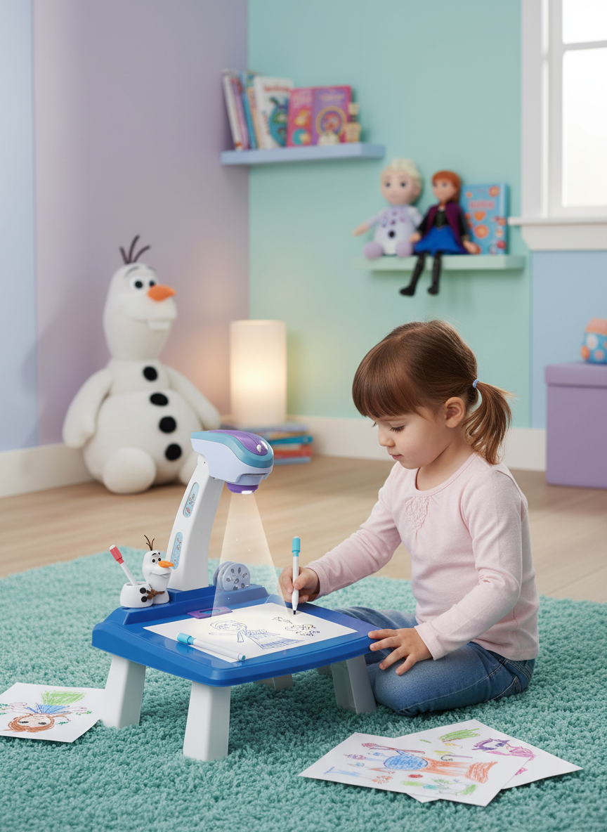 Frozen Projector Drawing Set 3 PCS Different image Slides