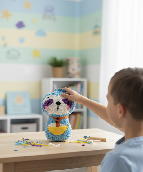 Punch Embroidery Slot Doll Kit