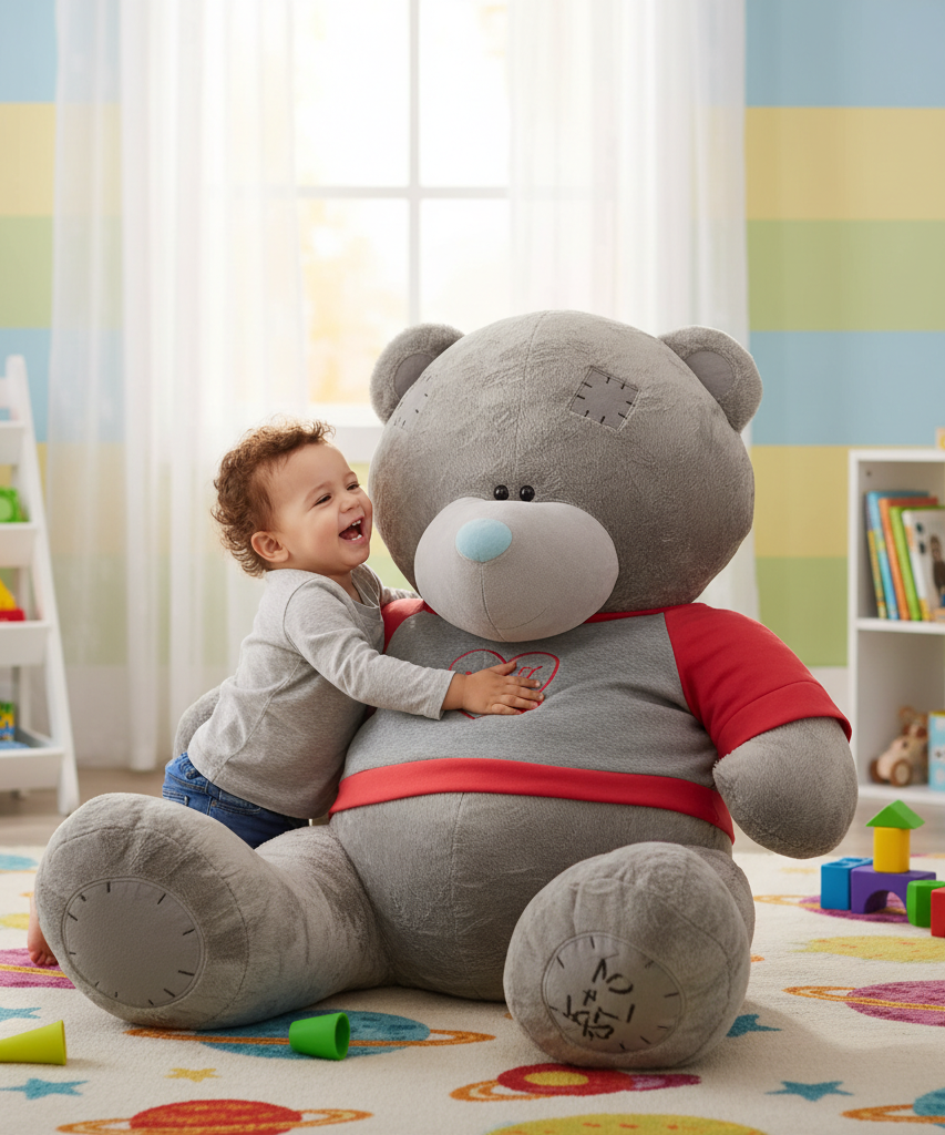 Bear With T-Shirt Soft Toy 75 Cm