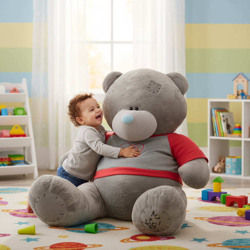 Bear With T-Shirt Soft Toy 75 Cm