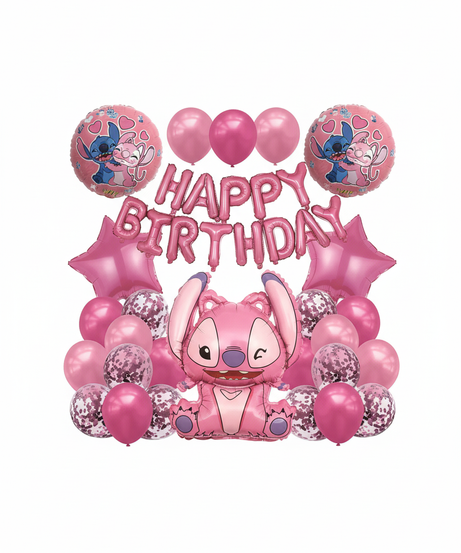 DiMi Happy Birthday Bunny Character Balloon Decor Kit