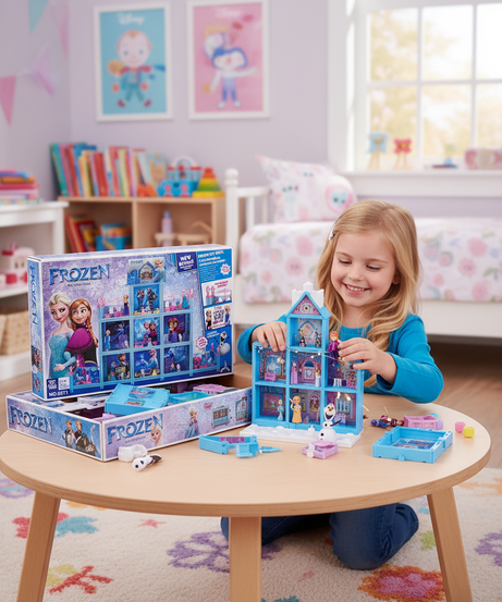 Frozen Play Big House Diy Change Girl