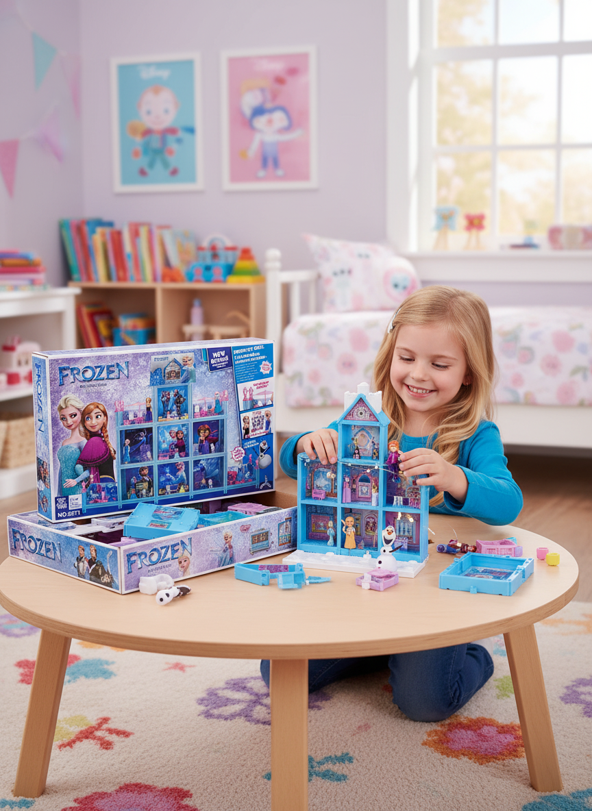 Frozen Play Big House Diy Change Girl
