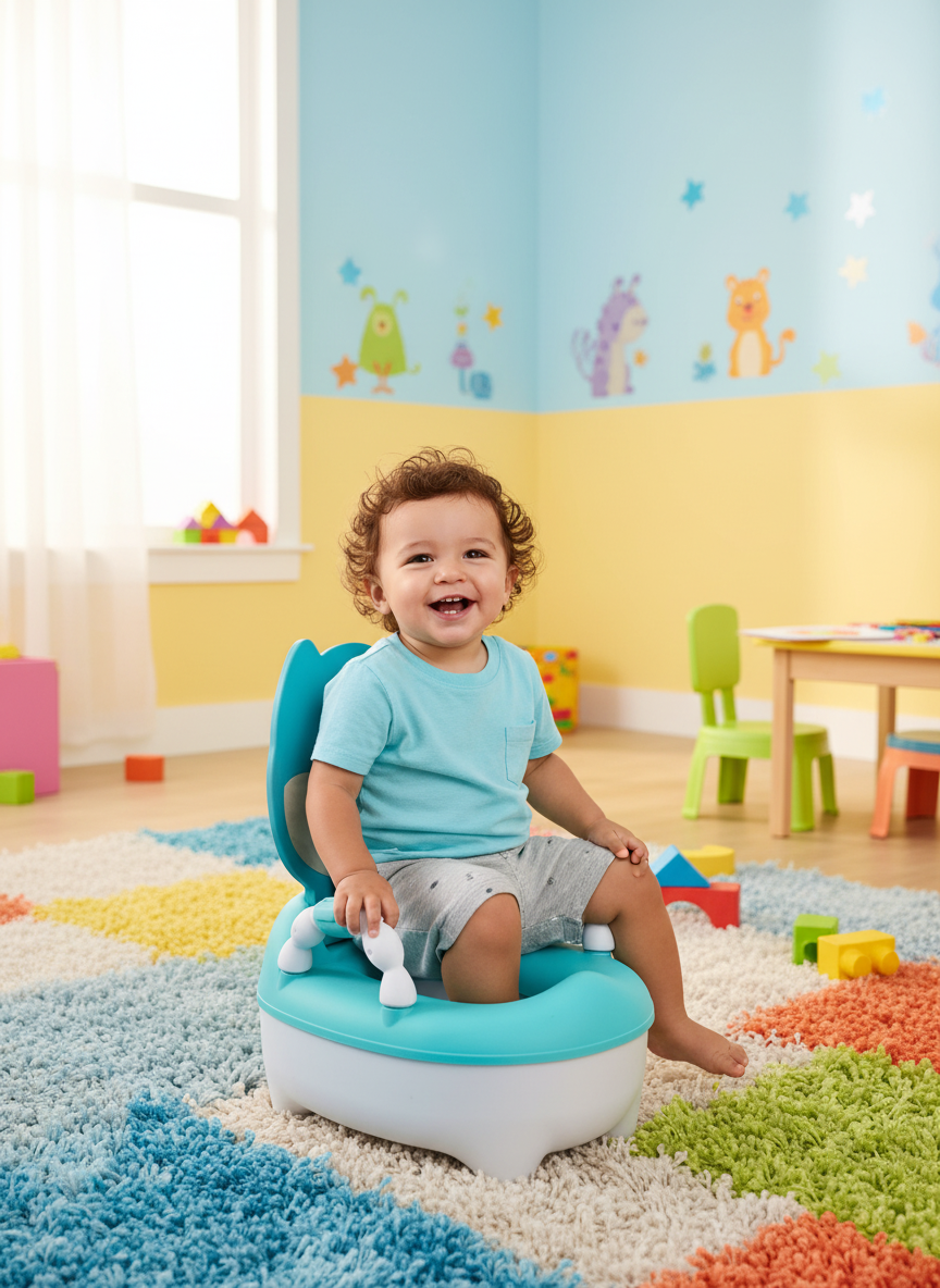 Baby Toilet Chair Bear Shape