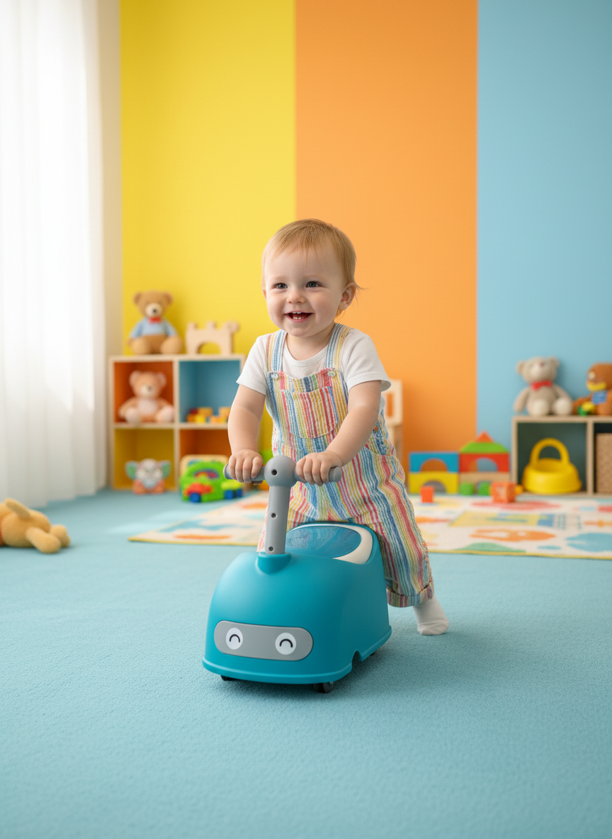 Baby Toilet Chair Car Shape
