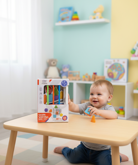 Shape Sorting Baby Toy Best For Early Education