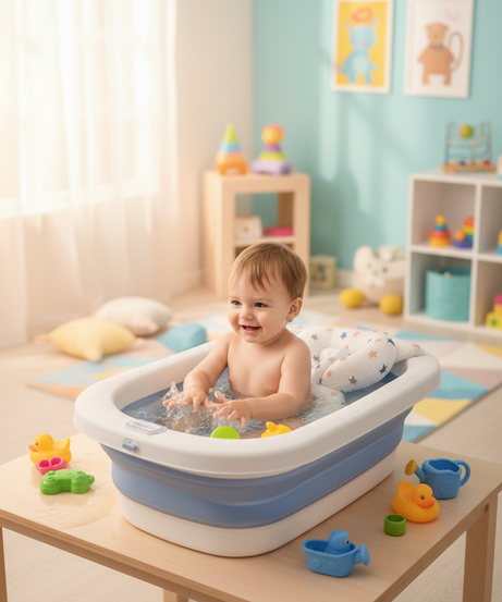 Folding Bath Basin For Baby