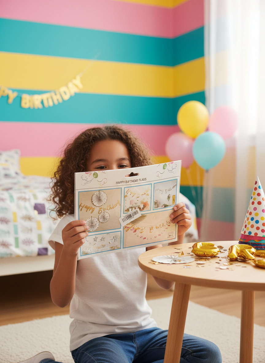 Happy Birthday Paper Flags