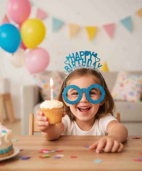 Happy Birthday glittered Sunglass